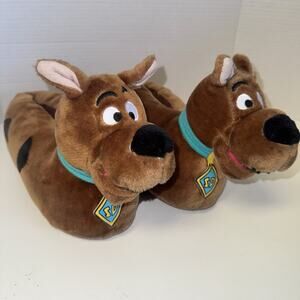 Scooby-Doo Plush Slippers 1999 Cartoon Network Hanna-Barbara Size: 9/10 Large